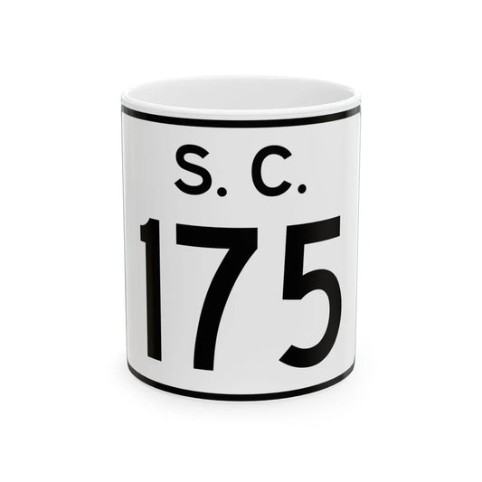 SC-175 (South Carolina) (Road Sign) White Coffee Mug 11oz - Go Mug Yourself