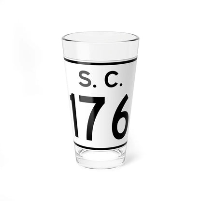 SC-176 (South Carolina) (Road Sign) Pint Glass 16oz 16oz - Go Mug Yourself