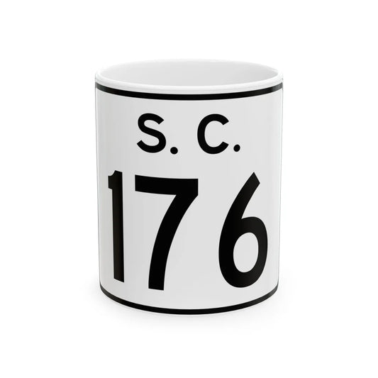 SC-176 (South Carolina) (Road Sign) White Coffee Mug 11oz - Go Mug Yourself