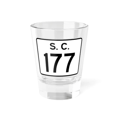 SC-177 (South Carolina) (Road Sign) Shot Glass 1.5oz 1.5oz - Go Mug Yourself