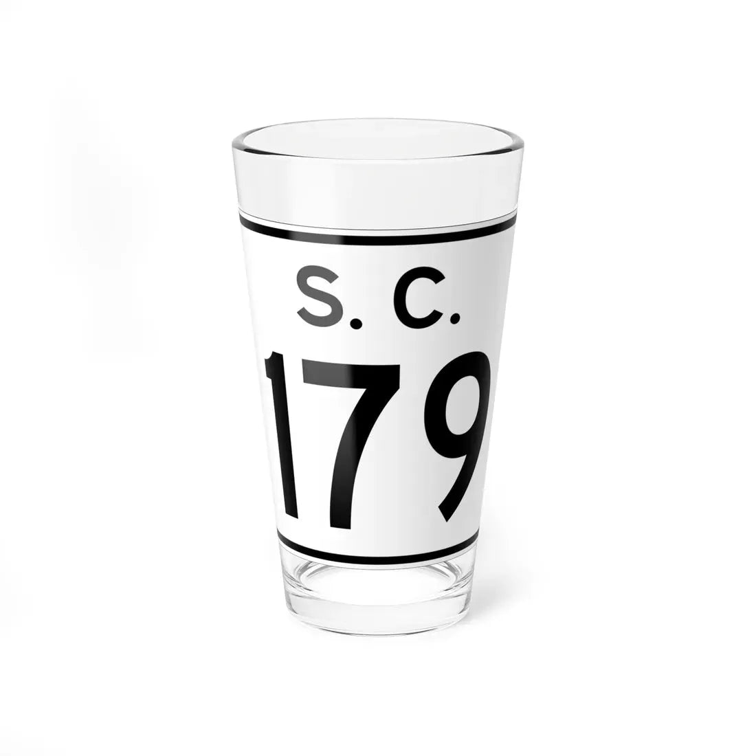 SC-179 (South Carolina) (Road Sign) Pint Glass 16oz 16oz - Go Mug Yourself