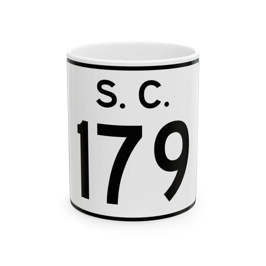 SC-179 (South Carolina) (Road Sign) White Coffee Mug 11oz - Go Mug Yourself
