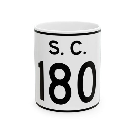 SC-180 (South Carolina) (Road Sign) White Coffee Mug 11oz - Go Mug Yourself