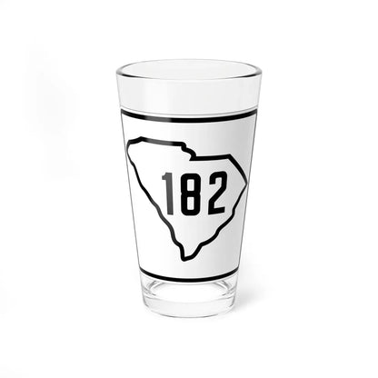 SC-182 1926 (South Carolina) (Road Sign) Pint Glass 16oz 16oz - Go Mug Yourself