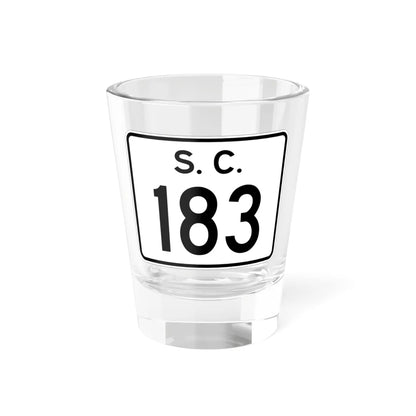 SC-183 (South Carolina) (Road Sign) Shot Glass 1.5oz 1.5oz - Go Mug Yourself