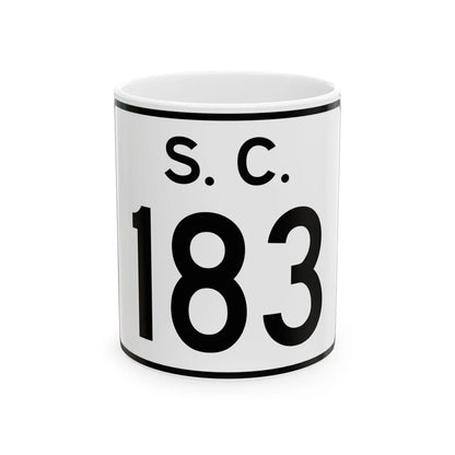 SC-183 (South Carolina) (Road Sign) White Coffee Mug 11oz - Go Mug Yourself