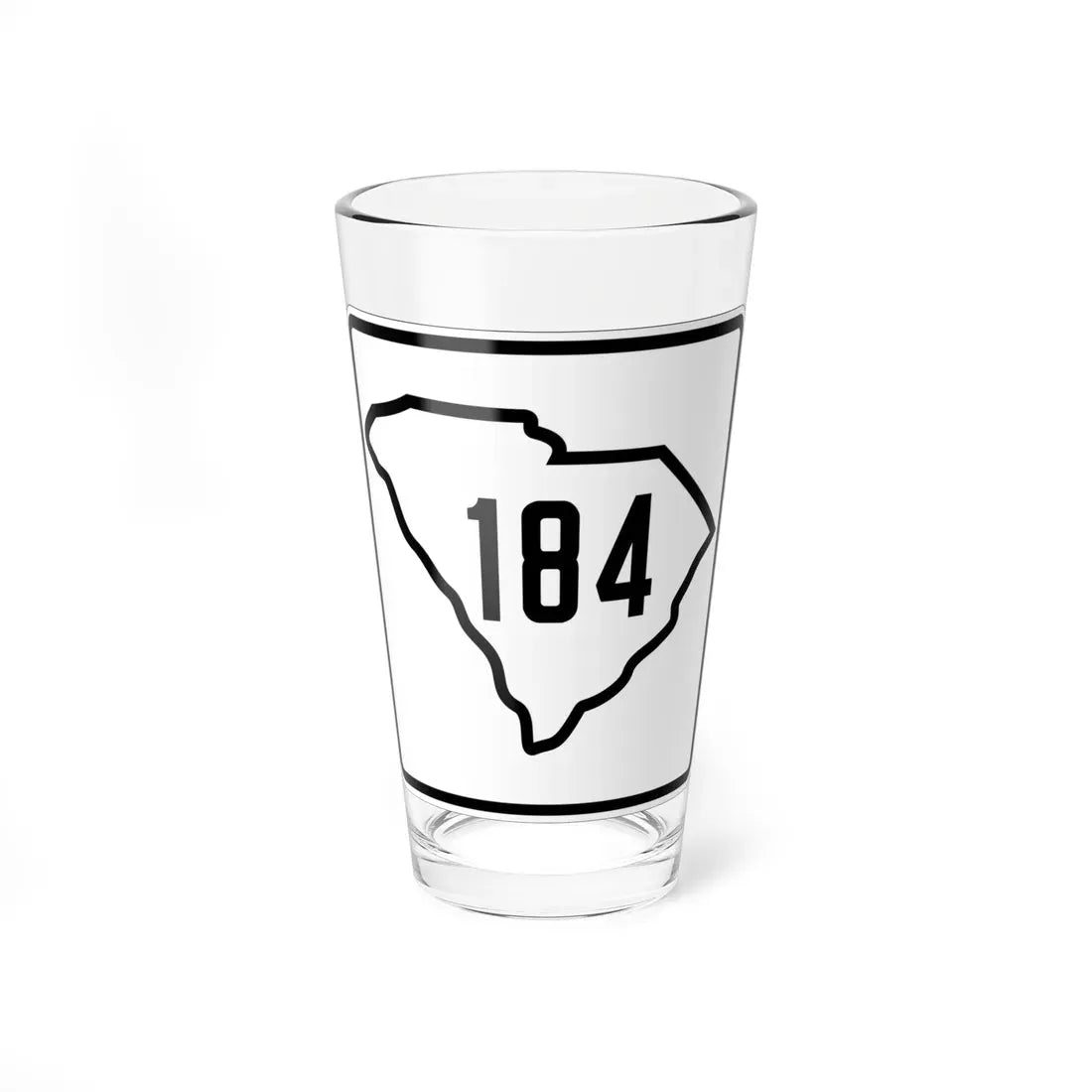 SC-184 1926 (South Carolina) (Road Sign) Pint Glass 16oz 16oz - Go Mug Yourself