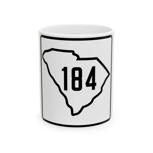 SC-184 1926 (South Carolina) (Road Sign) White Coffee Mug 11oz - Go Mug Yourself
