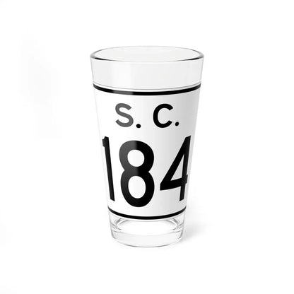 SC-184 (South Carolina) (Road Sign) Pint Glass 16oz 16oz - Go Mug Yourself