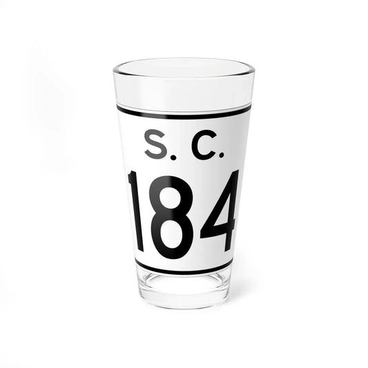 SC-184 (South Carolina) (Road Sign) Pint Glass 16oz 16oz - Go Mug Yourself