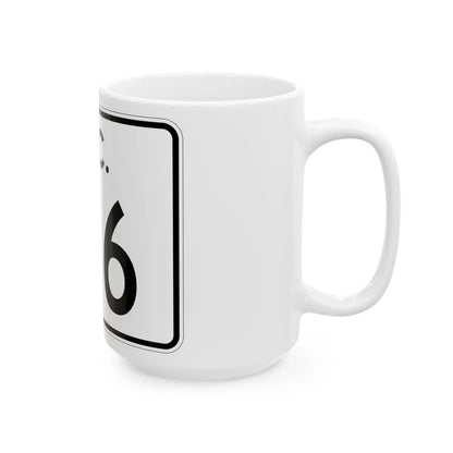 SC-186 (South Carolina) (Road Sign) White Coffee Mug - Go Mug Yourself
