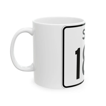 SC-187 (South Carolina) (Road Sign) White Coffee Mug - Go Mug Yourself