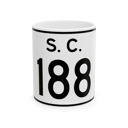 SC-188 (South Carolina) (Road Sign) White Coffee Mug 11oz - Go Mug Yourself