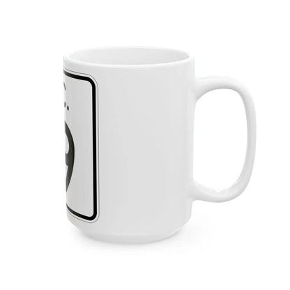 SC-19 (South Carolina) (Road Sign) White Coffee Mug - Go Mug Yourself