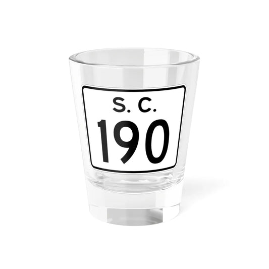 SC-190 (South Carolina) (Road Sign) Shot Glass 1.5oz 1.5oz - Go Mug Yourself