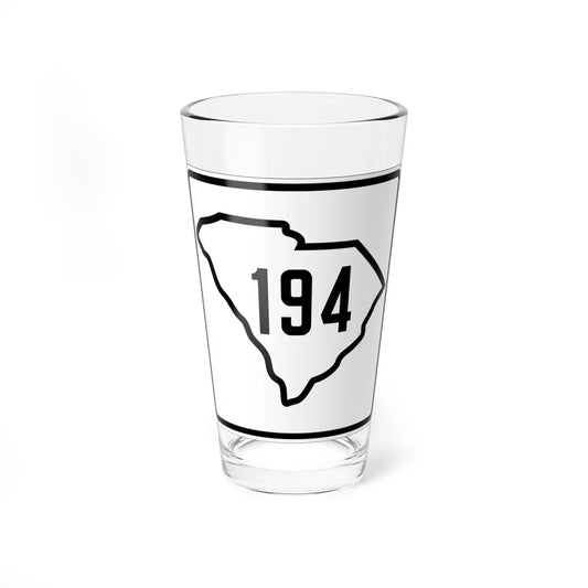 SC-194 1926 (South Carolina) (Road Sign) Pint Glass 16oz 16oz - Go Mug Yourself