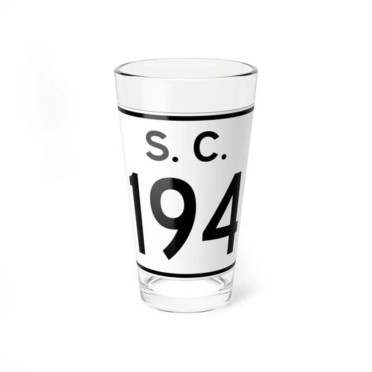 SC-194 (South Carolina) (Road Sign) Pint Glass 16oz 16oz - Go Mug Yourself
