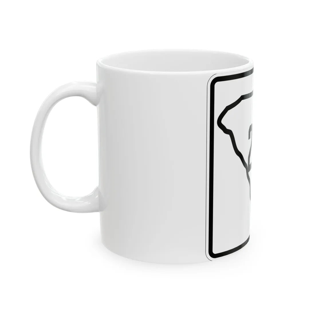 SC-203 1926 (South Carolina) (Road Sign) White Coffee Mug - Go Mug Yourself