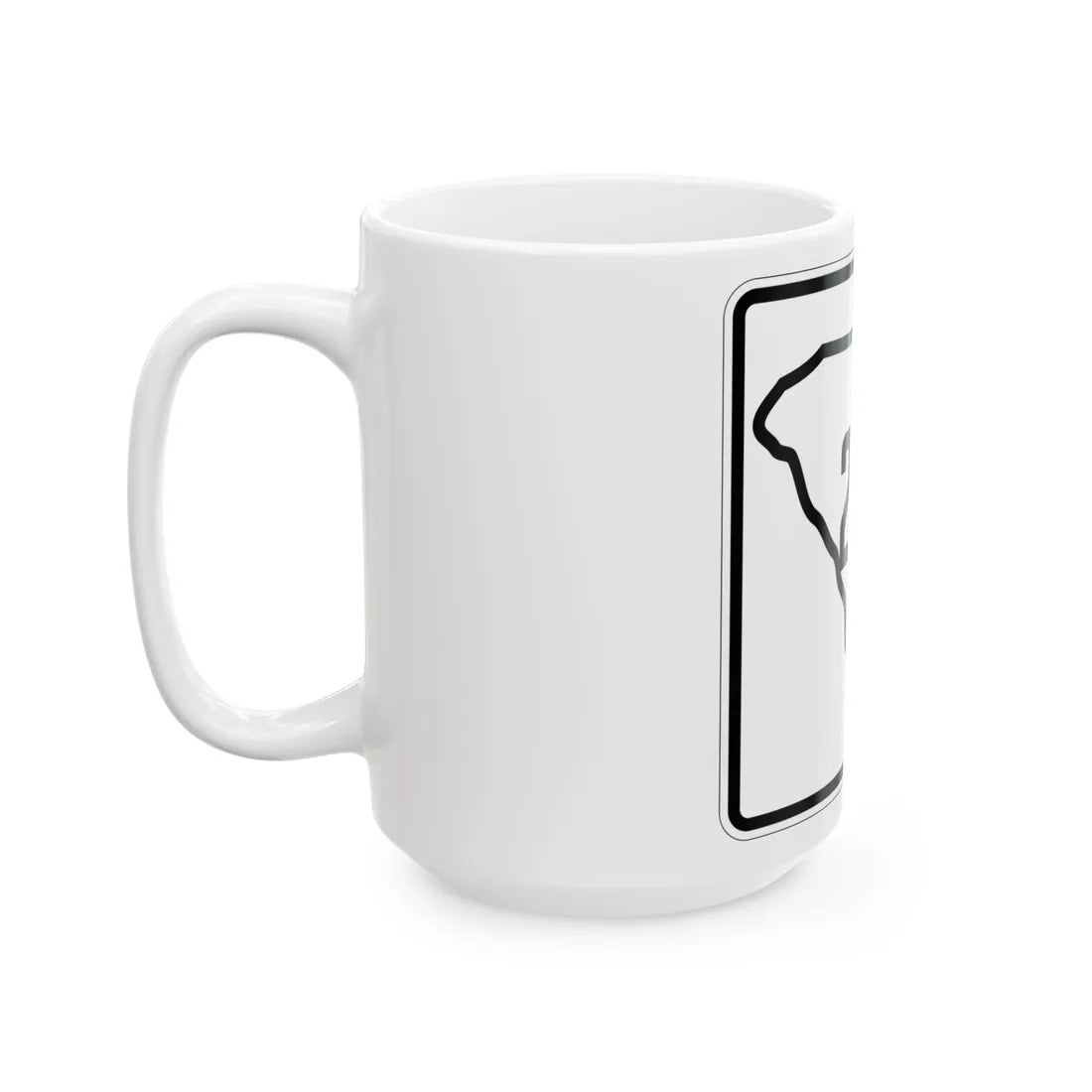 SC-203 1926 (South Carolina) (Road Sign) White Coffee Mug - Go Mug Yourself