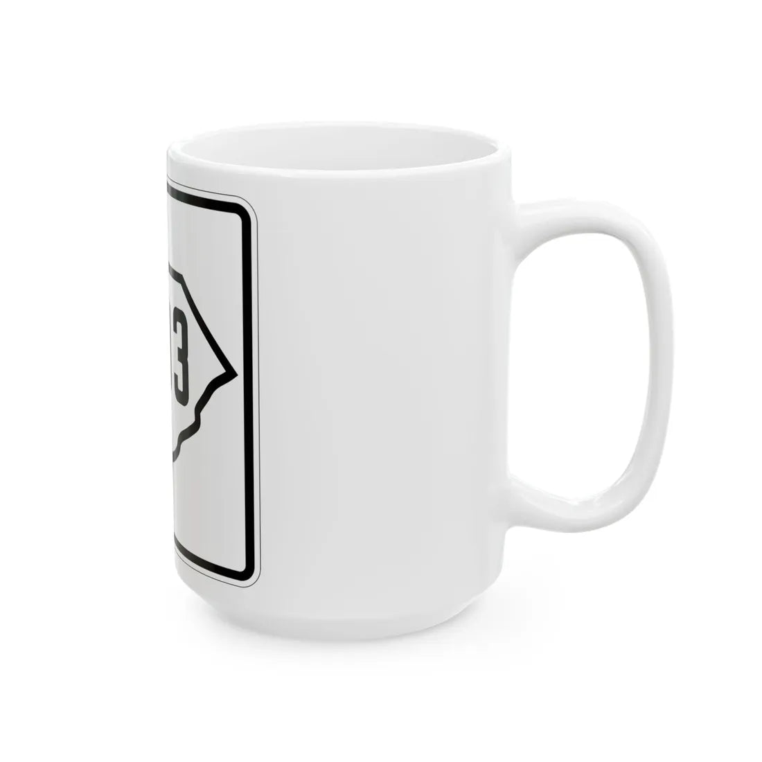 SC-203 1926 (South Carolina) (Road Sign) White Coffee Mug - Go Mug Yourself
