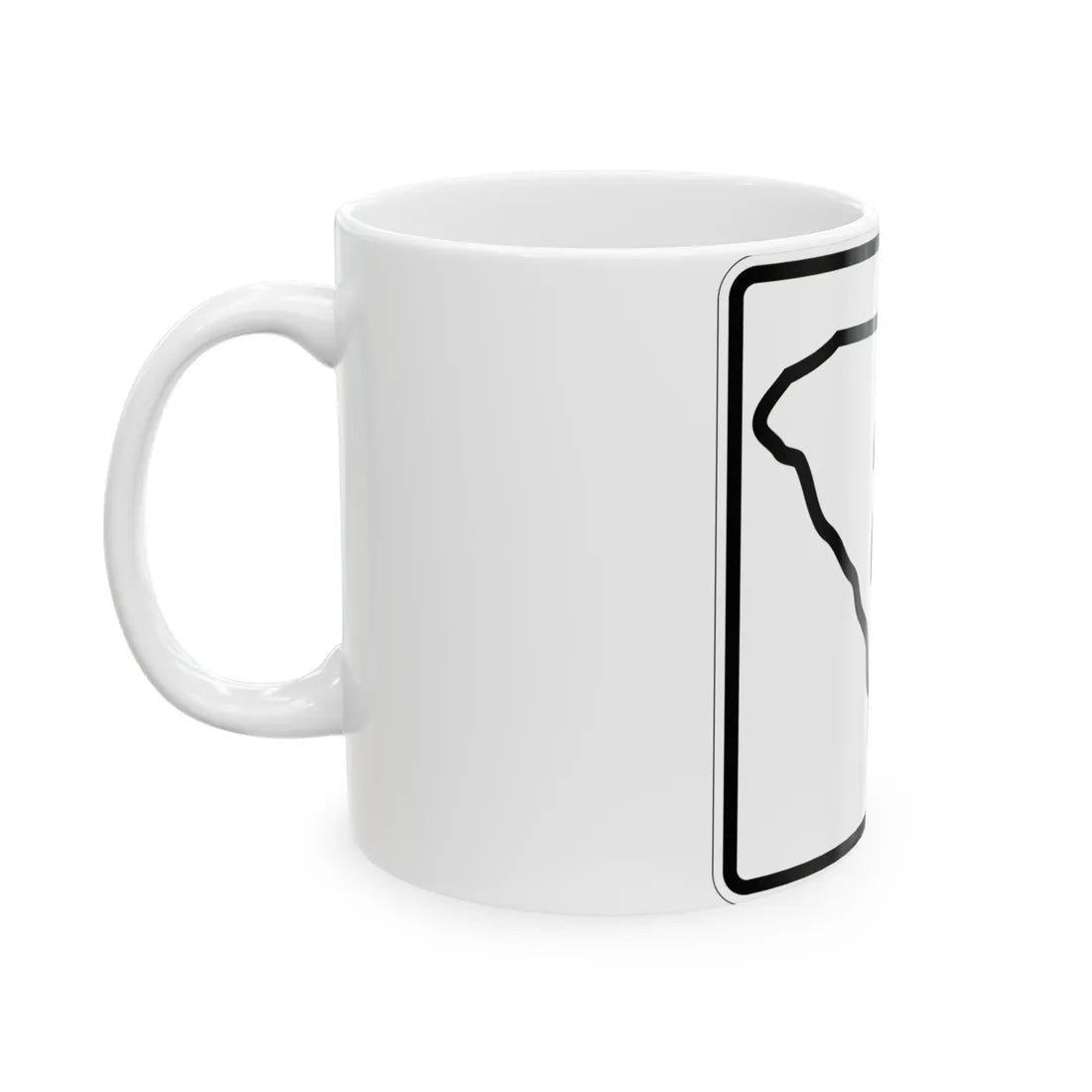 SC-21 1926 (South Carolina) (Road Sign) White Coffee Mug - Go Mug Yourself
