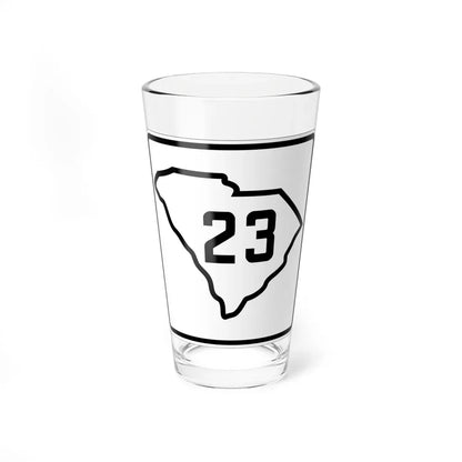 SC-23 1926 (South Carolina) (Road Sign) Pint Glass 16oz 16oz - Go Mug Yourself