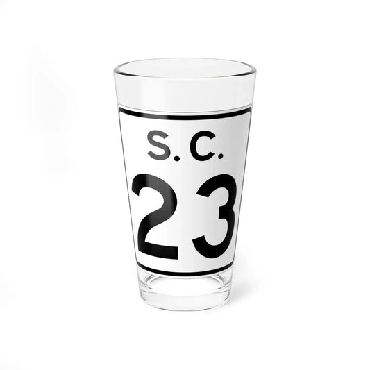 SC-23 (South Carolina) (Road Sign) Pint Glass 16oz 16oz - Go Mug Yourself