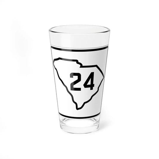 SC-24 1926 (South Carolina) (Road Sign) Pint Glass 16oz 16oz - Go Mug Yourself