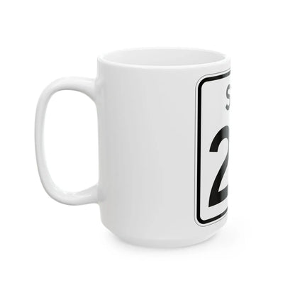 SC-26 (South Carolina) (Road Sign) White Coffee Mug - Go Mug Yourself