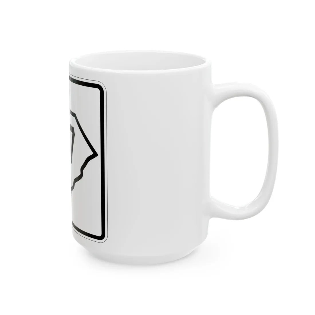 SC-27 1926 (South Carolina) (Road Sign) White Coffee Mug - Go Mug Yourself