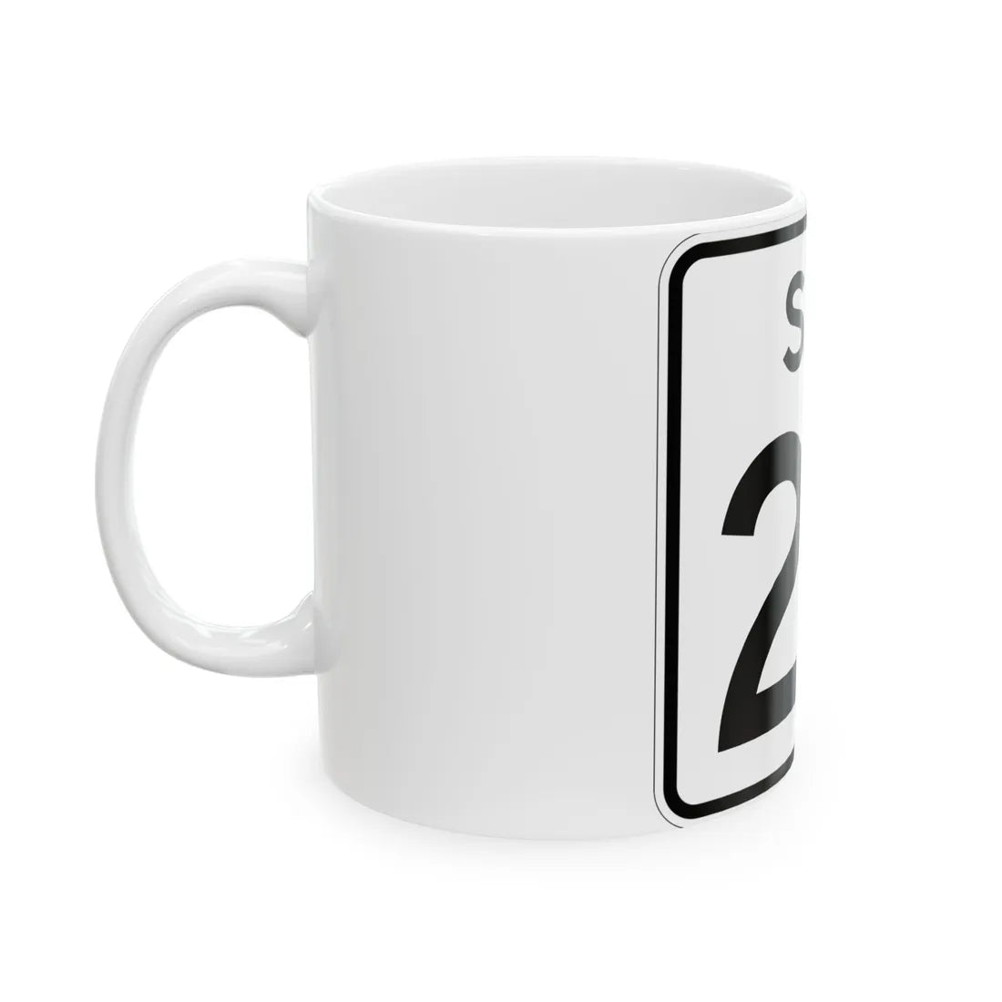 SC-27 (South Carolina) (Road Sign) White Coffee Mug - Go Mug Yourself