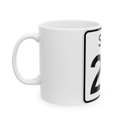 SC-27 (South Carolina) (Road Sign) White Coffee Mug - Go Mug Yourself