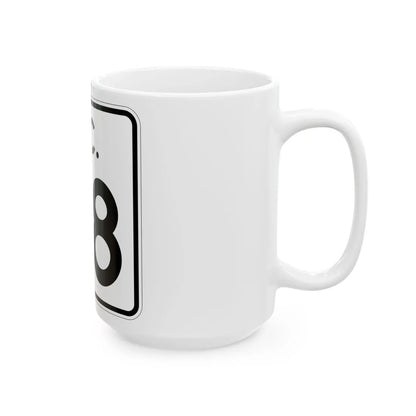 SC-28 (South Carolina) (Road Sign) White Coffee Mug - Go Mug Yourself