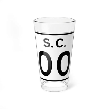 SC-2di (South Carolina) (Road Sign) Pint Glass 16oz 16oz - Go Mug Yourself