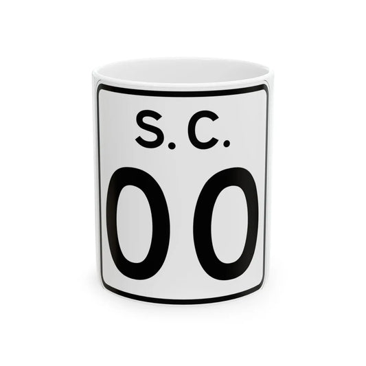 SC-2di (South Carolina) (Road Sign) White Coffee Mug 11oz - Go Mug Yourself