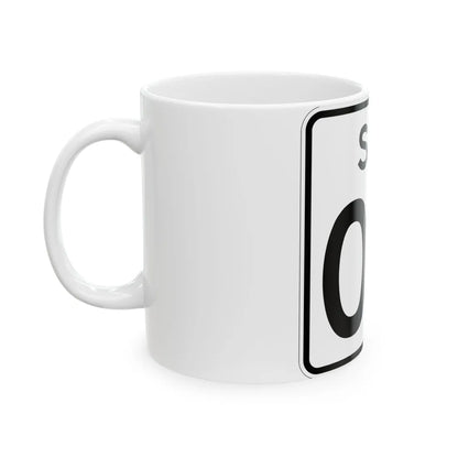SC-2di (South Carolina) (Road Sign) White Coffee Mug - Go Mug Yourself