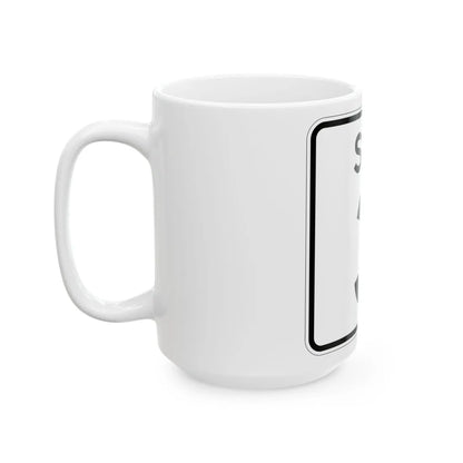 SC-3 (South Carolina) (Road Sign) White Coffee Mug - Go Mug Yourself