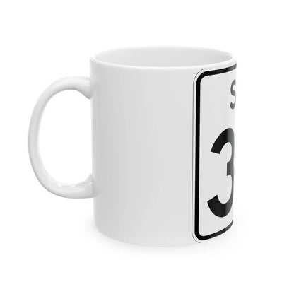 SC-30 (South Carolina) (Road Sign) White Coffee Mug - Go Mug Yourself