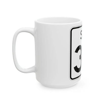 SC-30 (South Carolina) (Road Sign) White Coffee Mug - Go Mug Yourself