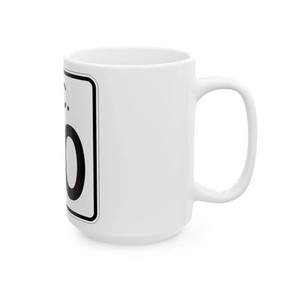 SC-30 (South Carolina) (Road Sign) White Coffee Mug - Go Mug Yourself
