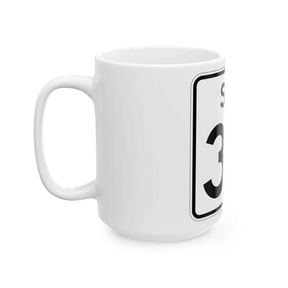 SC-32 (South Carolina) (Road Sign) White Coffee Mug - Go Mug Yourself
