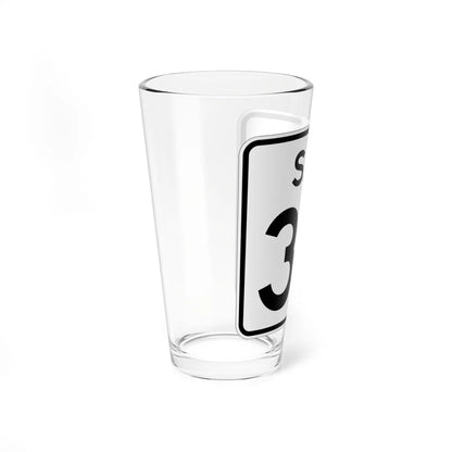 SC-37 (South Carolina) (Road Sign) Pint Glass 16oz - Go Mug Yourself