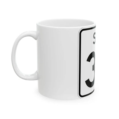 SC-37 (South Carolina) (Road Sign) White Coffee Mug - Go Mug Yourself