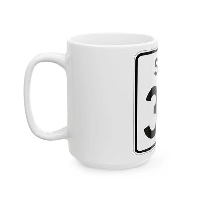 SC-37 (South Carolina) (Road Sign) White Coffee Mug - Go Mug Yourself