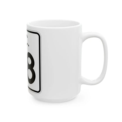 SC-38 (South Carolina) (Road Sign) White Coffee Mug - Go Mug Yourself