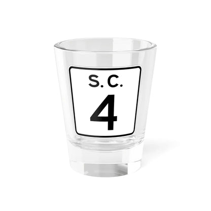 SC-4 (South Carolina) (Road Sign) Shot Glass 1.5oz 1.5oz - Go Mug Yourself