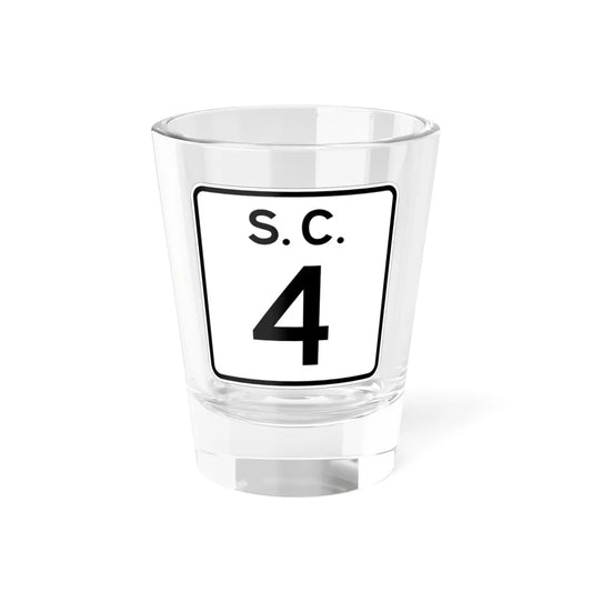 SC-4 (South Carolina) (Road Sign) Shot Glass 1.5oz 1.5oz - Go Mug Yourself