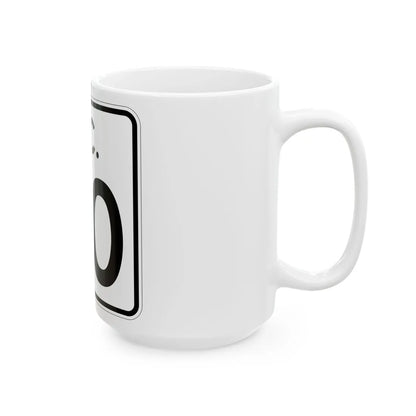 SC-40 (South Carolina) (Road Sign) White Coffee Mug - Go Mug Yourself