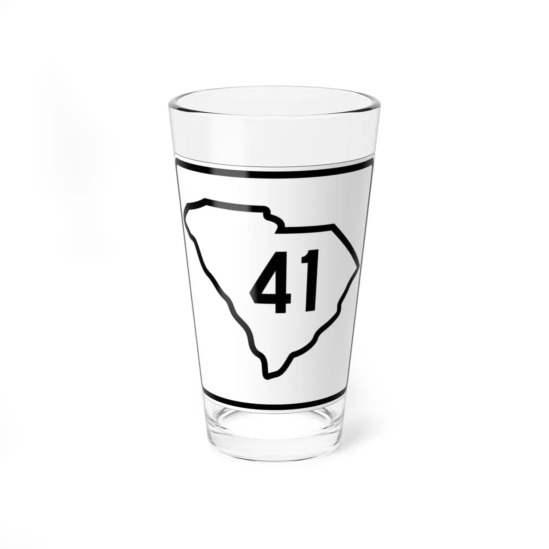 SC-41 1926 (South Carolina) (Road Sign) Pint Glass 16oz 16oz - Go Mug Yourself