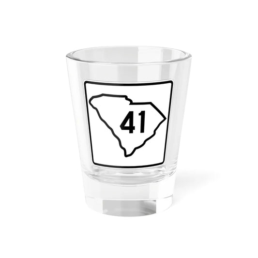 SC-41 1926 (South Carolina) (Road Sign) Shot Glass 1.5oz 1.5oz - Go Mug Yourself